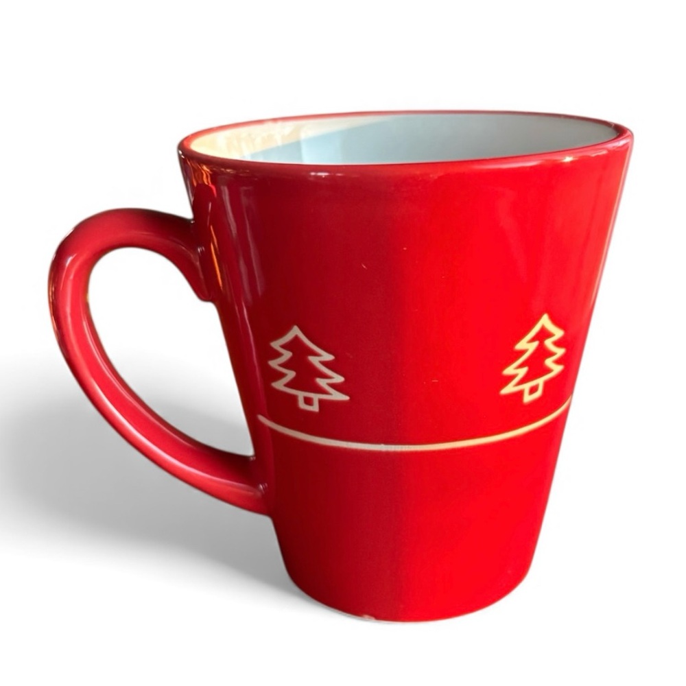 Bia Cordon Bleu Christmas Coffee Cup Red Mug with Tree